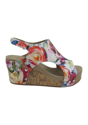 Jellypop Women's Showcase Wedge Heel Sandals, 9.5M