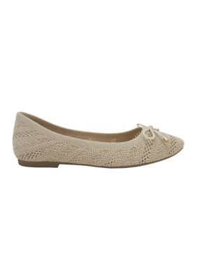 Jellypop Women's Claret Flats, Gold, 6.5M