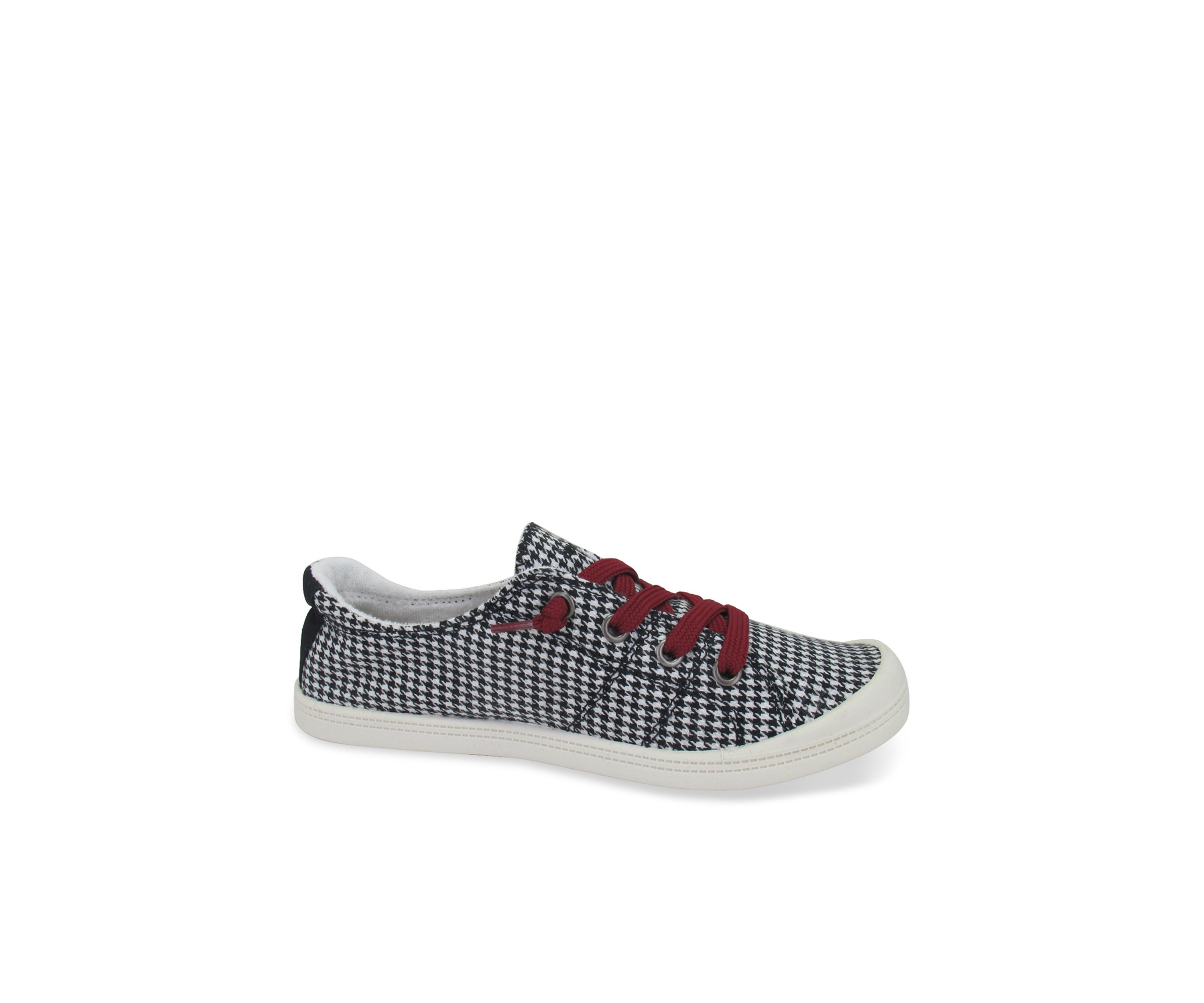 Dallas Lace up Sneakers with Houndstooth