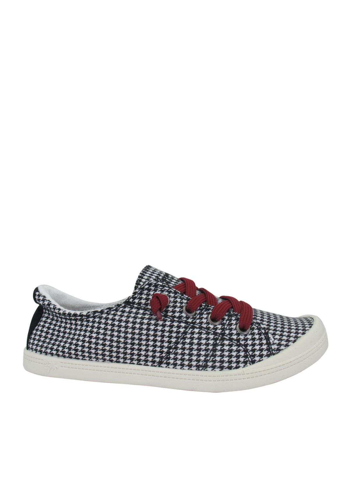 Dallas Lace up Sneakers with Houndstooth