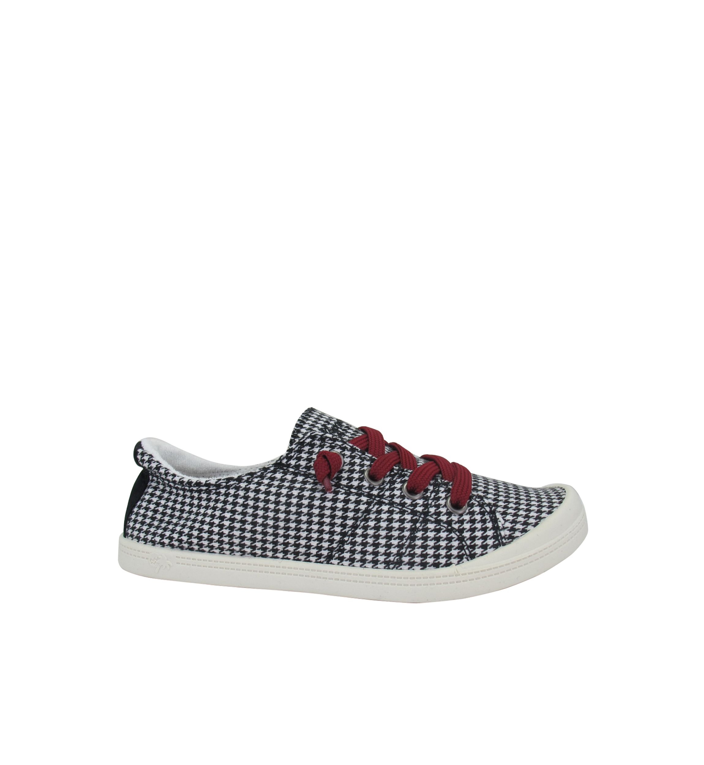Dallas Lace up Sneakers with Houndstooth