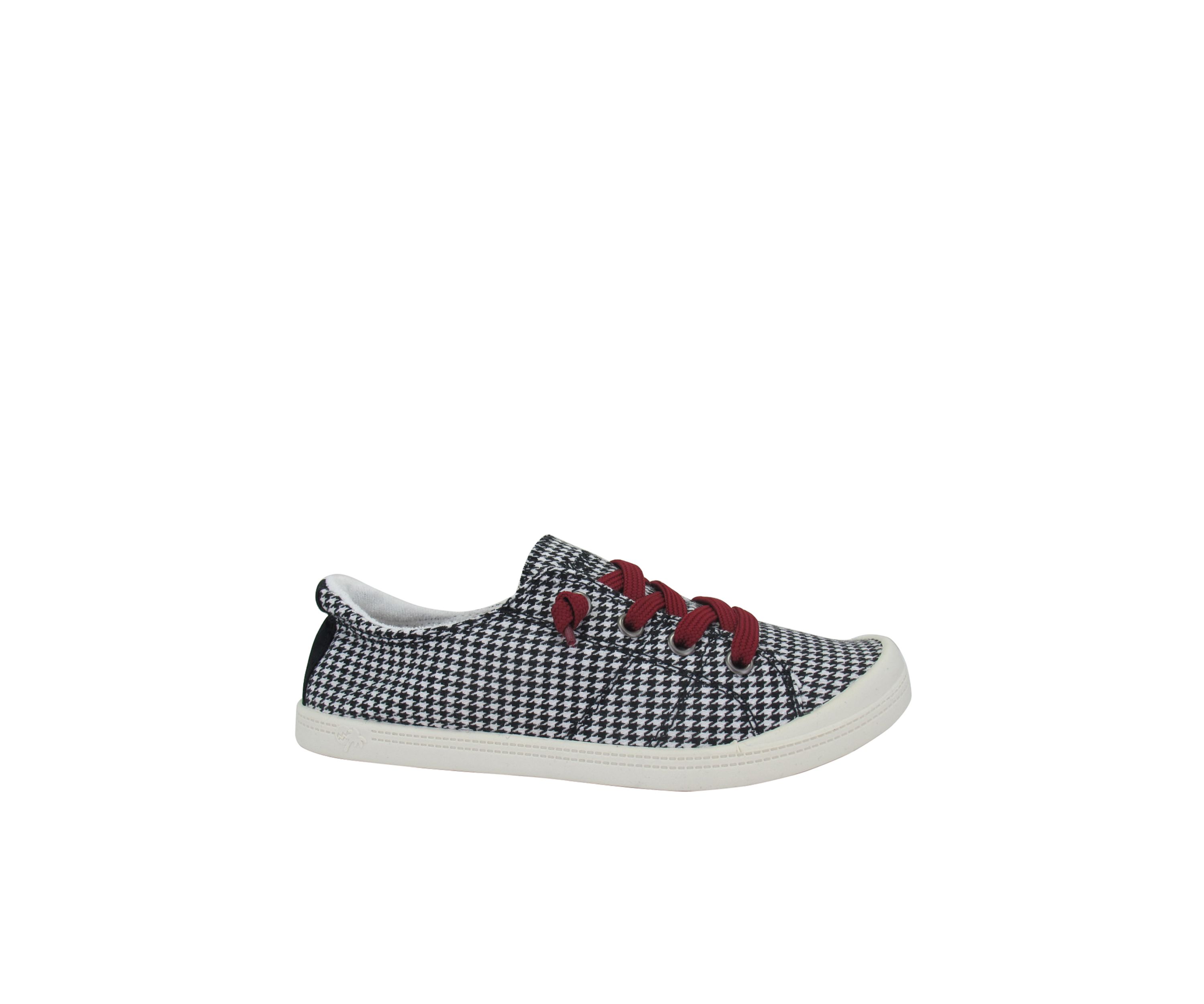 Dallas Lace up Sneakers with Houndstooth