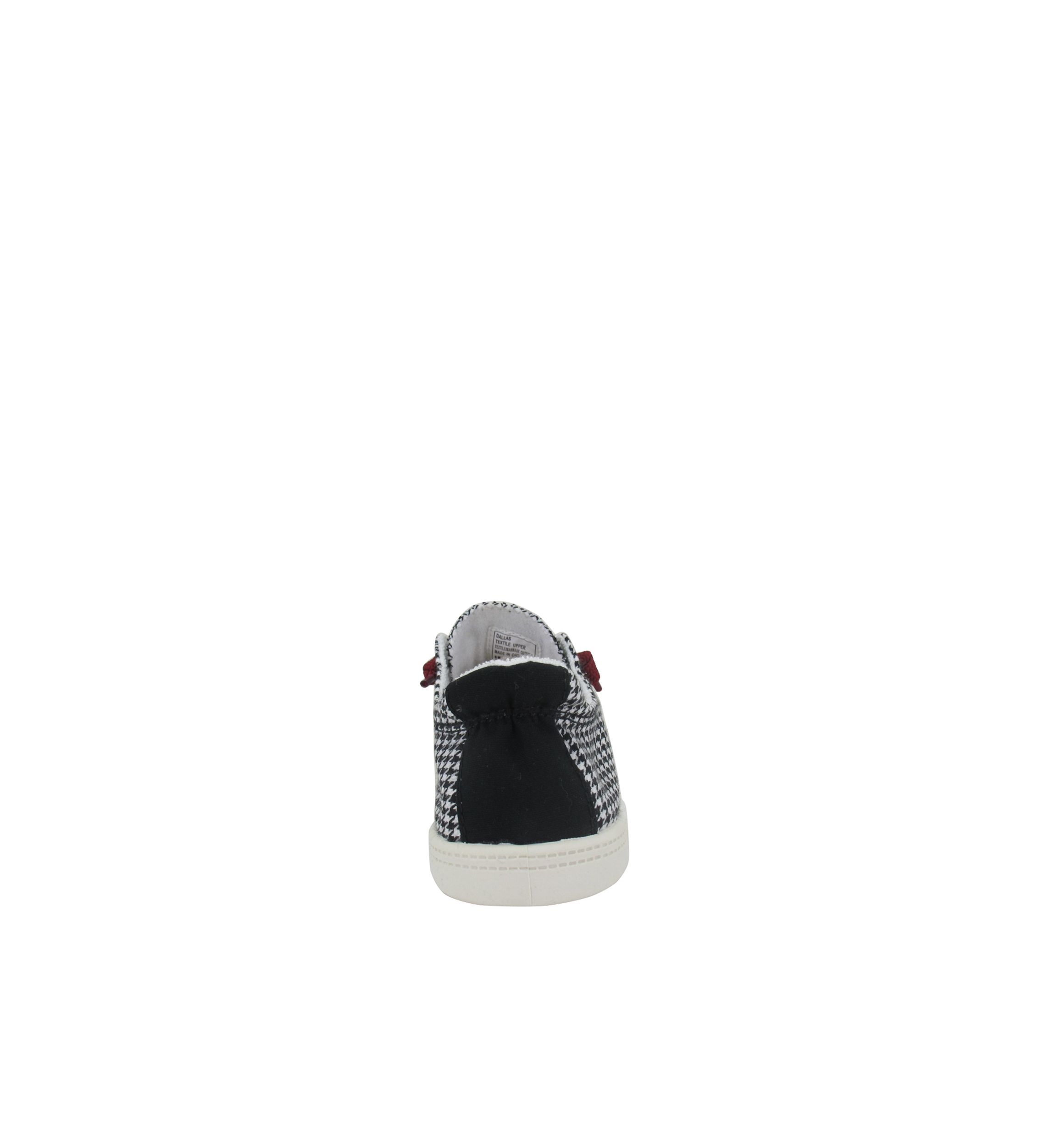 Dallas Lace up Sneakers with Houndstooth