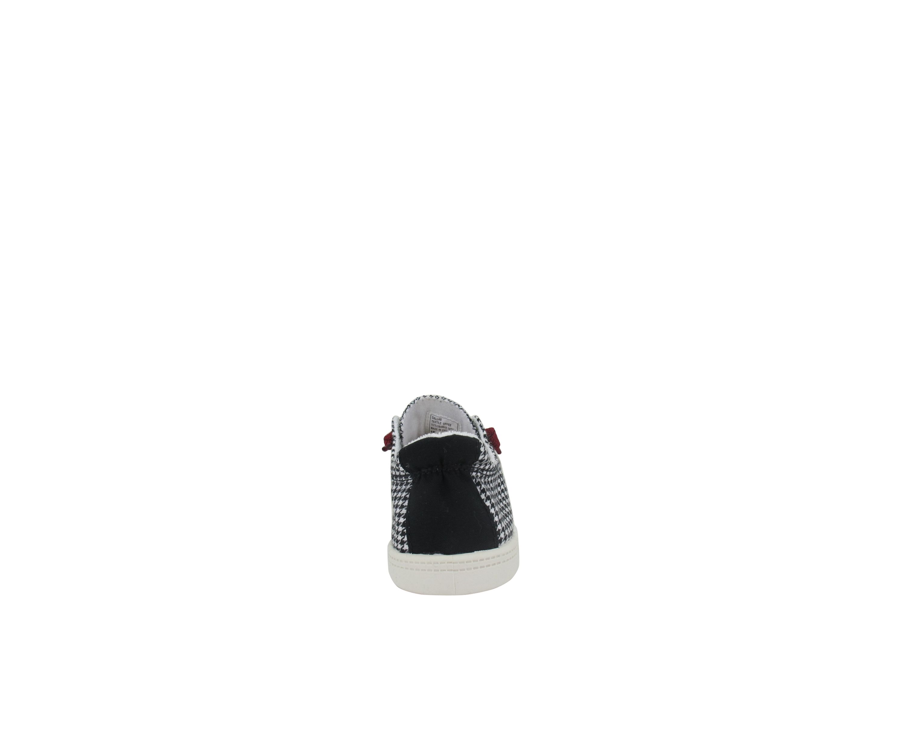 Dallas Lace up Sneakers with Houndstooth