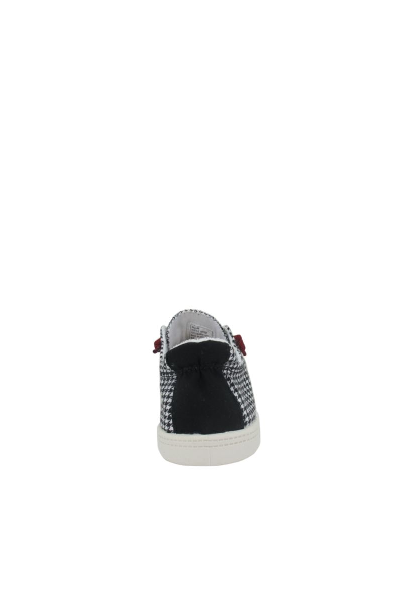 Dallas Lace up Sneakers with Houndstooth