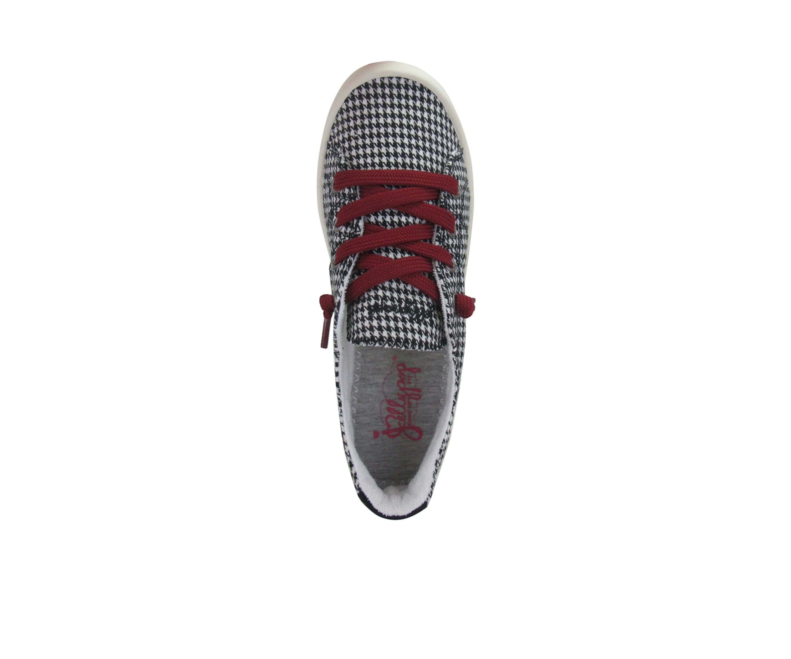 Dallas Lace up Sneakers with Houndstooth