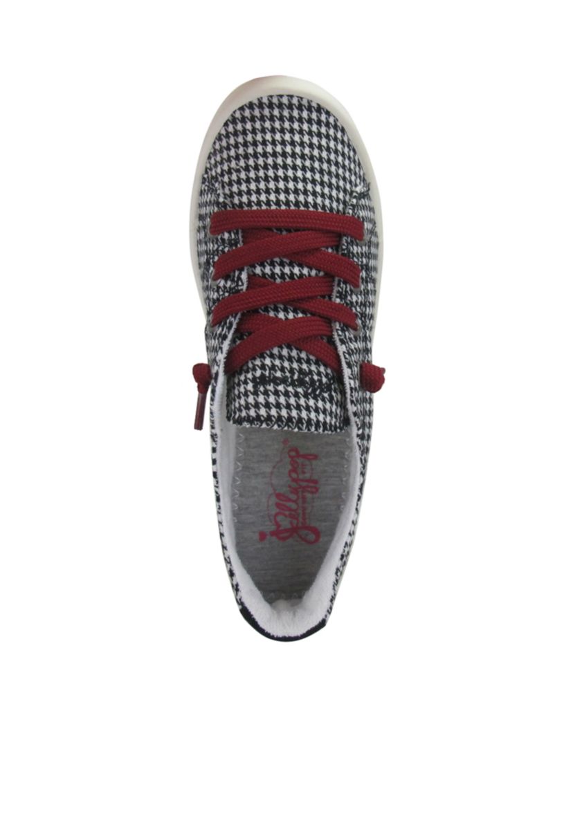 Dallas Lace up Sneakers with Houndstooth