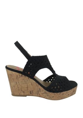 Jellypop Alexia Woven Wedge Sandals belk