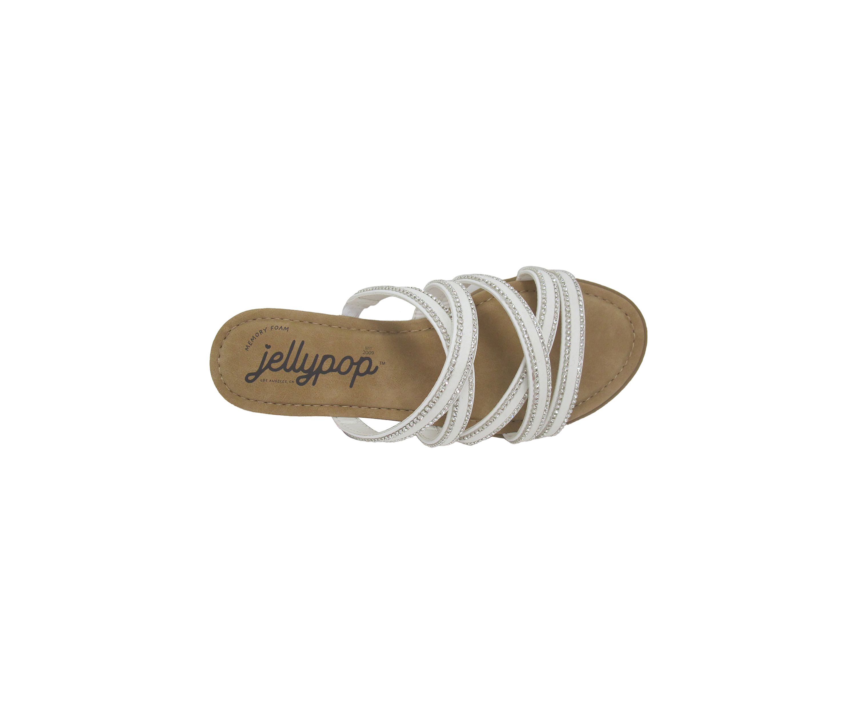 Glisten Wedge Flat Sandals