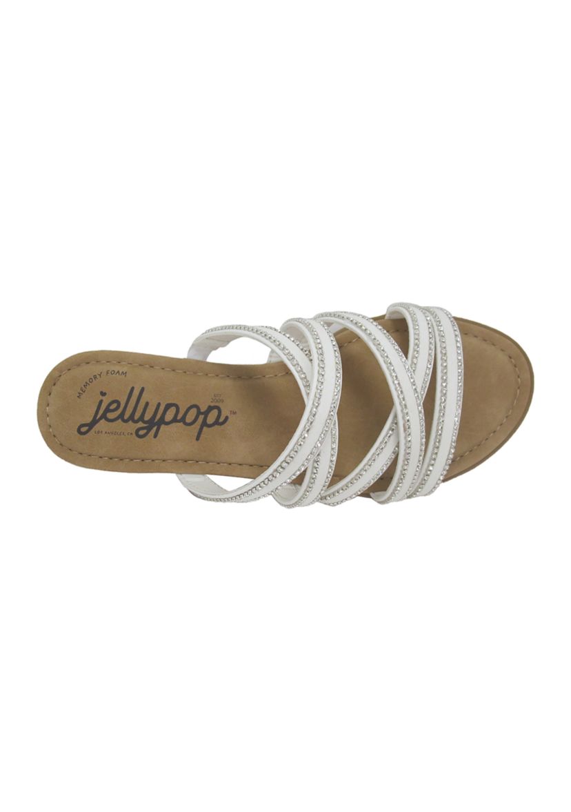 Glisten Wedge Flat Sandals