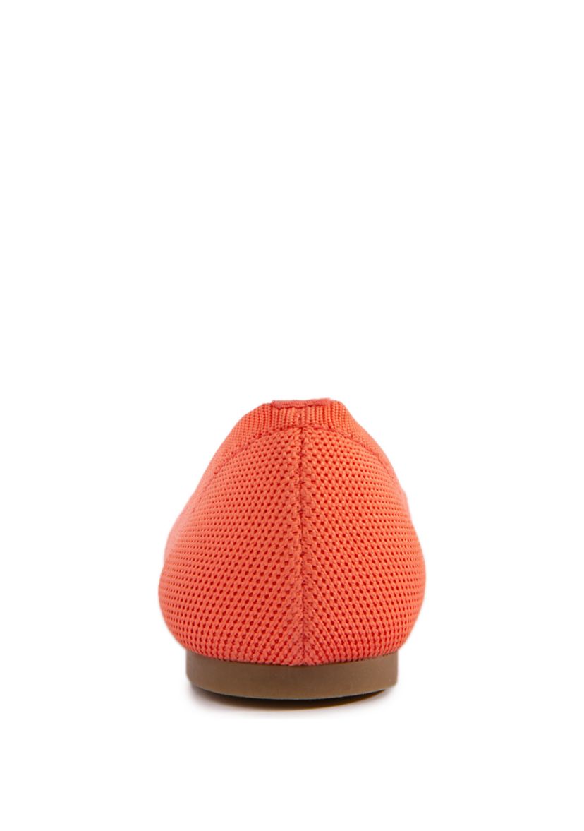 Champs Pointed Knit Flats