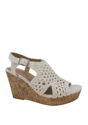 Jellypop Arial Woven Wedge Sandals | belk