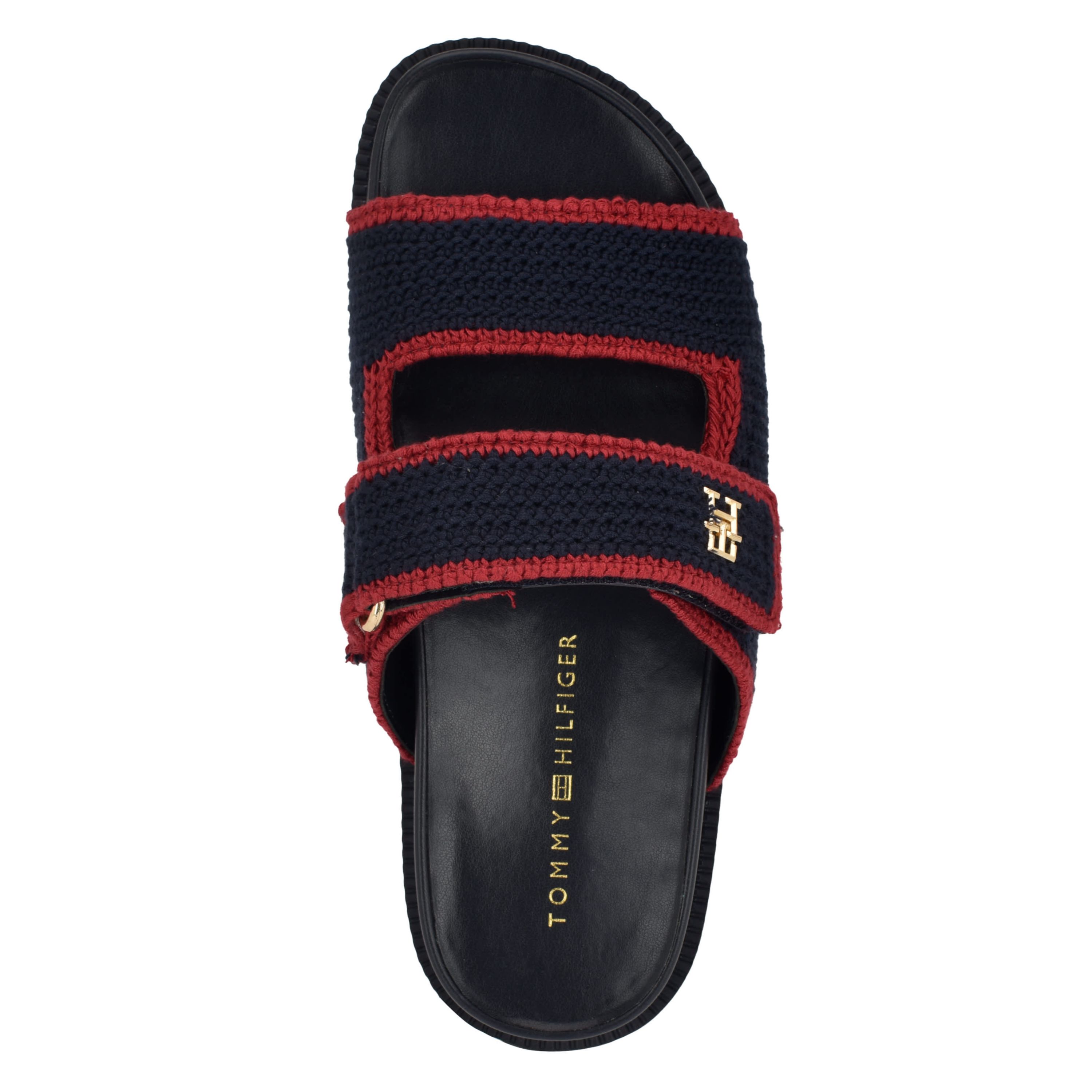 Landyn Womens Crochet Footbed Sandals
