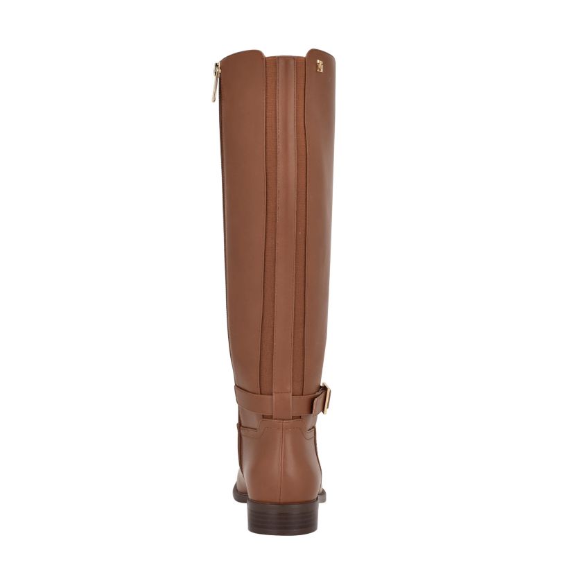 Mireya Womens Side Zip Riding Boots