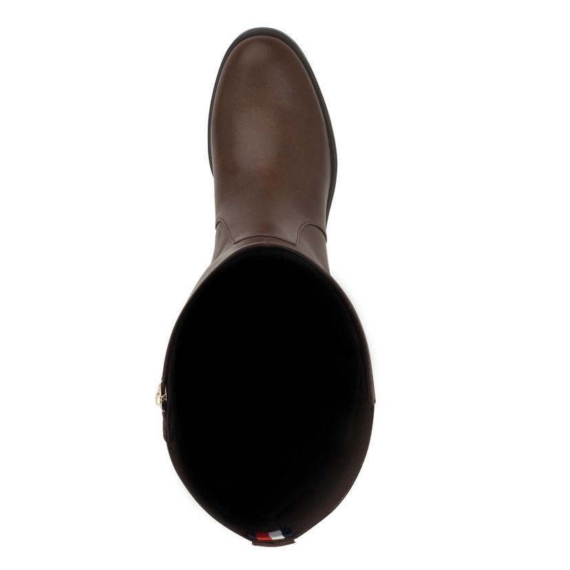 Imaliz Womens Side Zip Ornamented Riding Boots