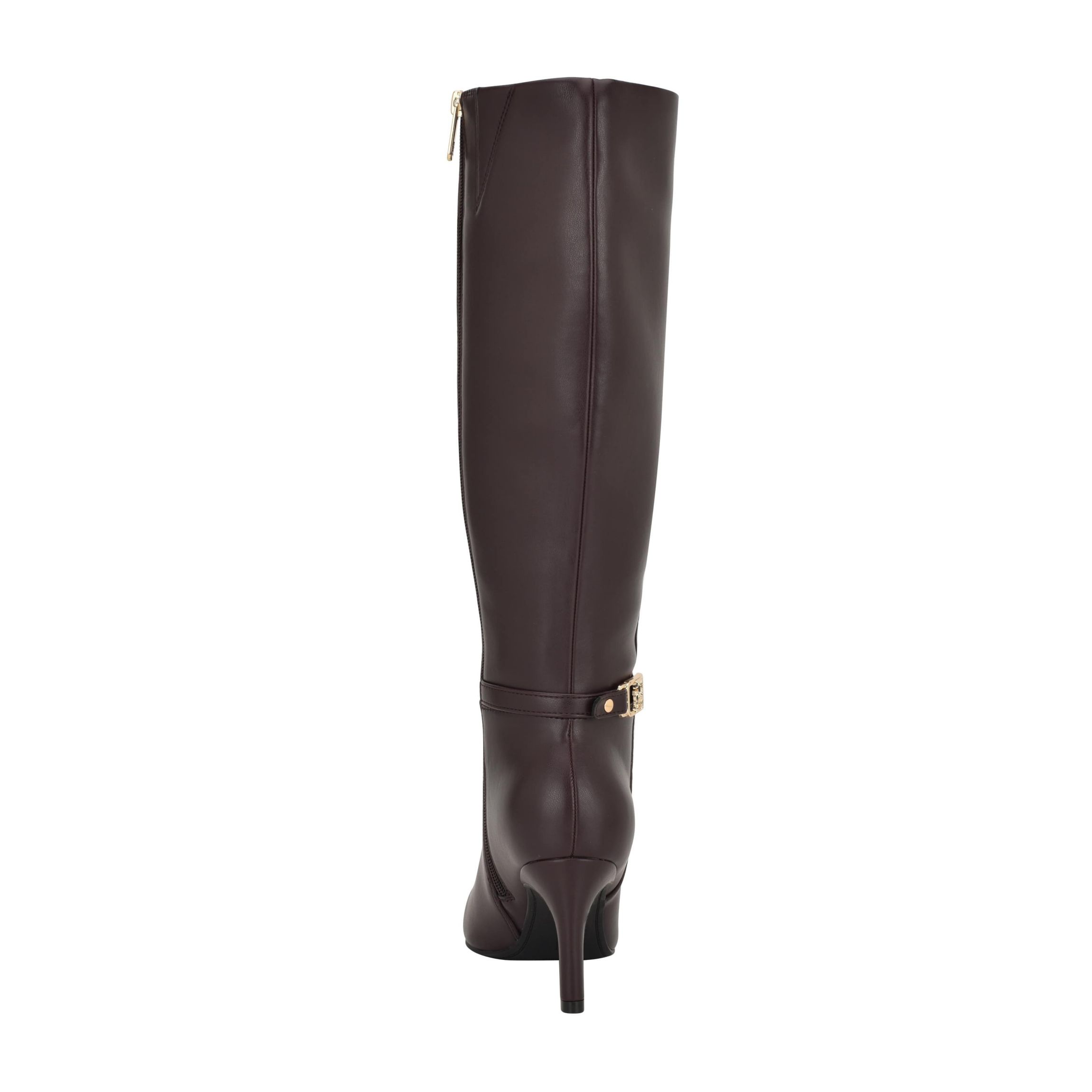 Janyze Womens Side Zip Pointed Toe Dress Boots