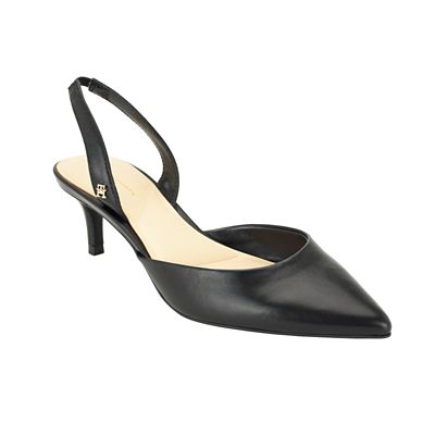 Tommy Hilfiger Women's Tanna Pointy Toe Kitten Heel Slingback Dress Pumps