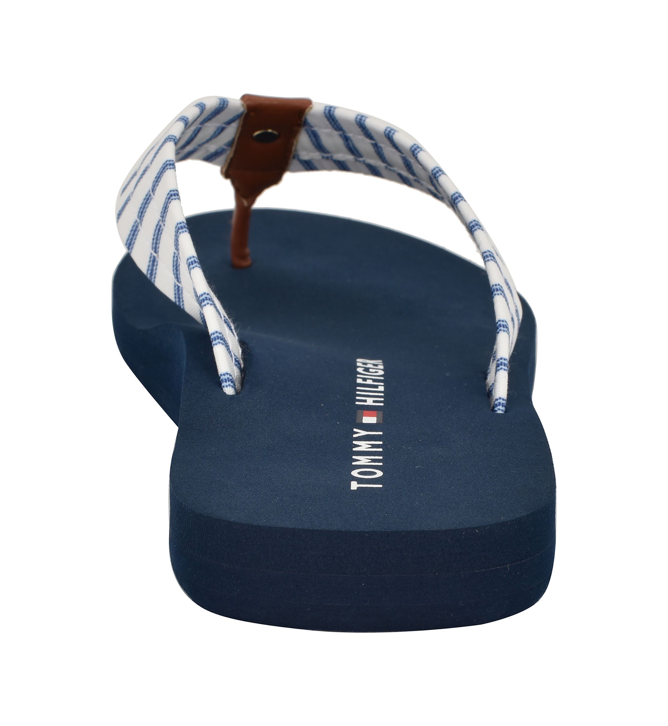 Janey Stripe Flip Flop Thong Sandals