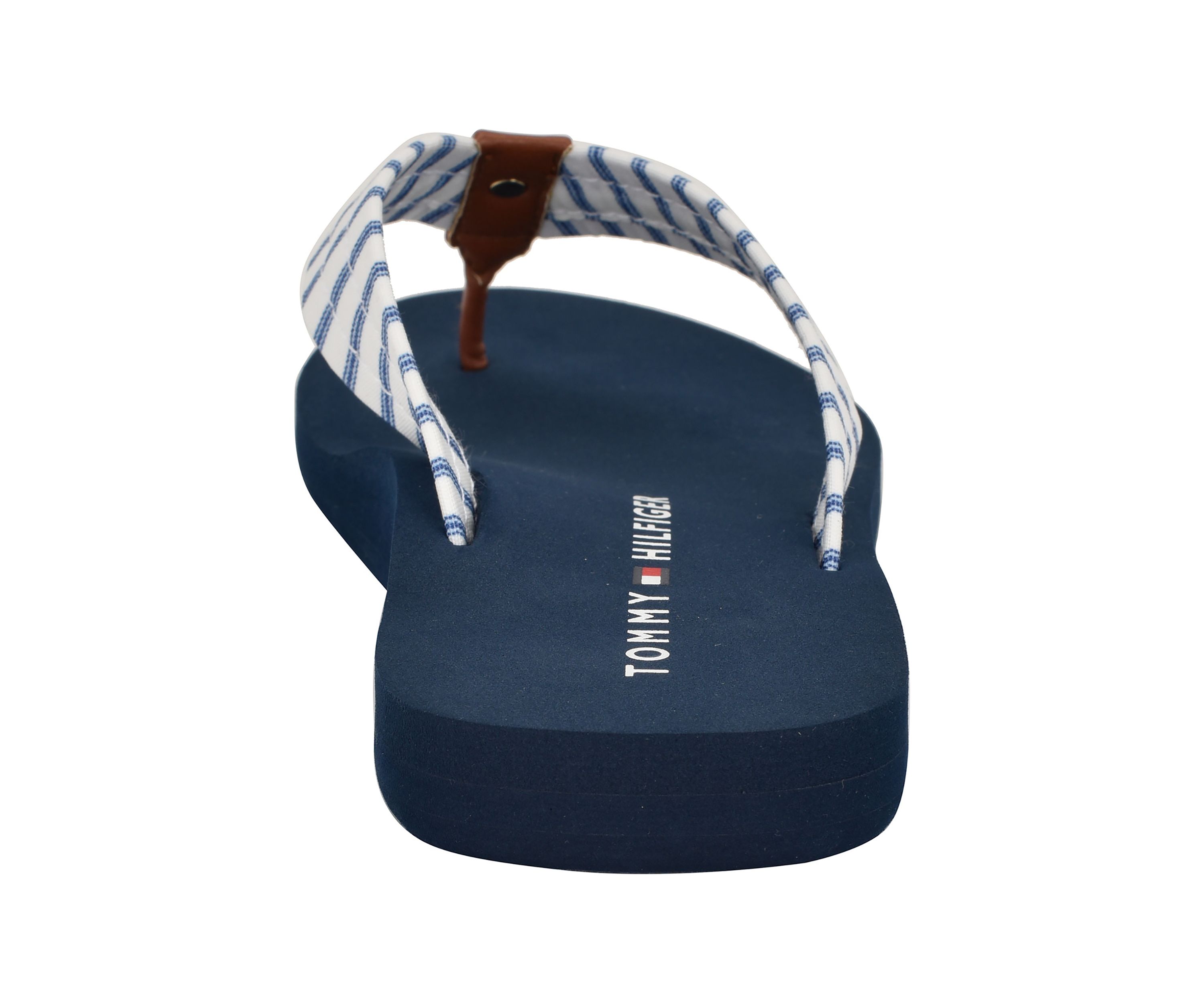 Janey Stripe Flip Flop Thong Sandals