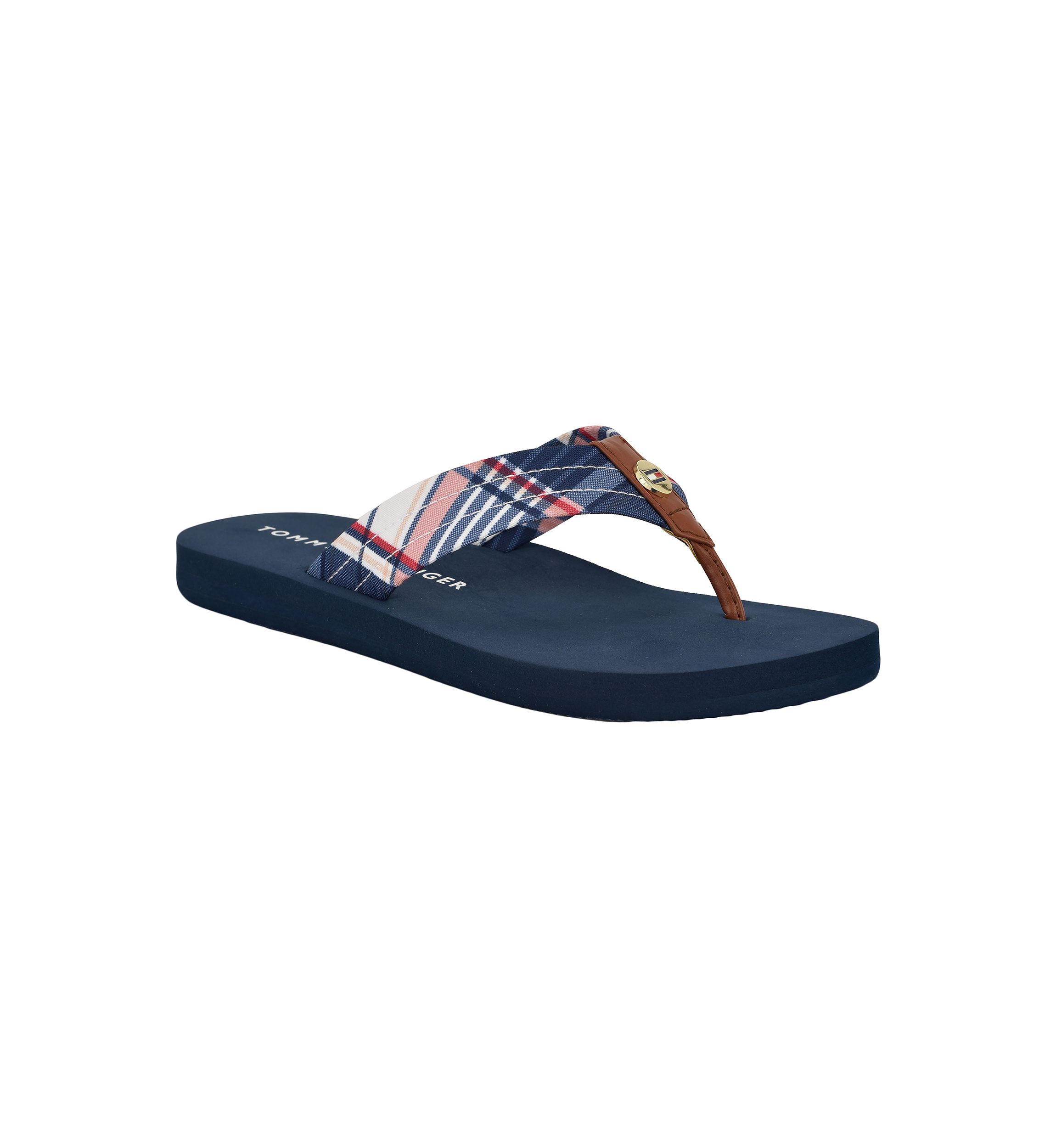 Collins Plaid Flip Flop Thong Sandals