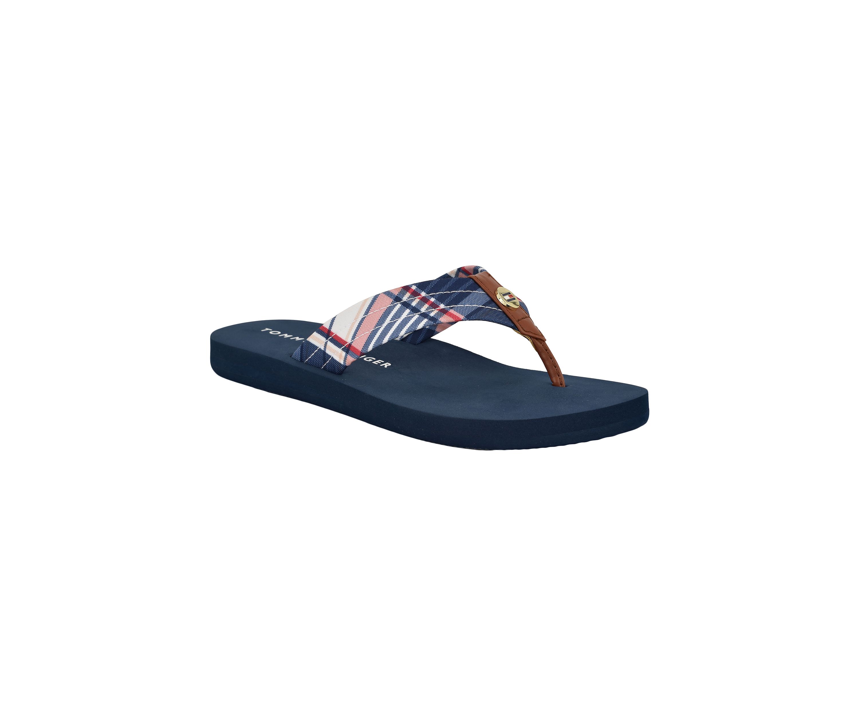 Collins Plaid Flip Flop Thong Sandals
