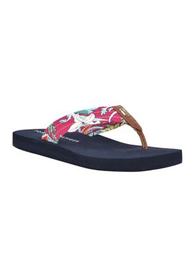 had Gennemsigtig ankomme Tommy Hilfiger Criste Floral Flip Flop Sandals | belk