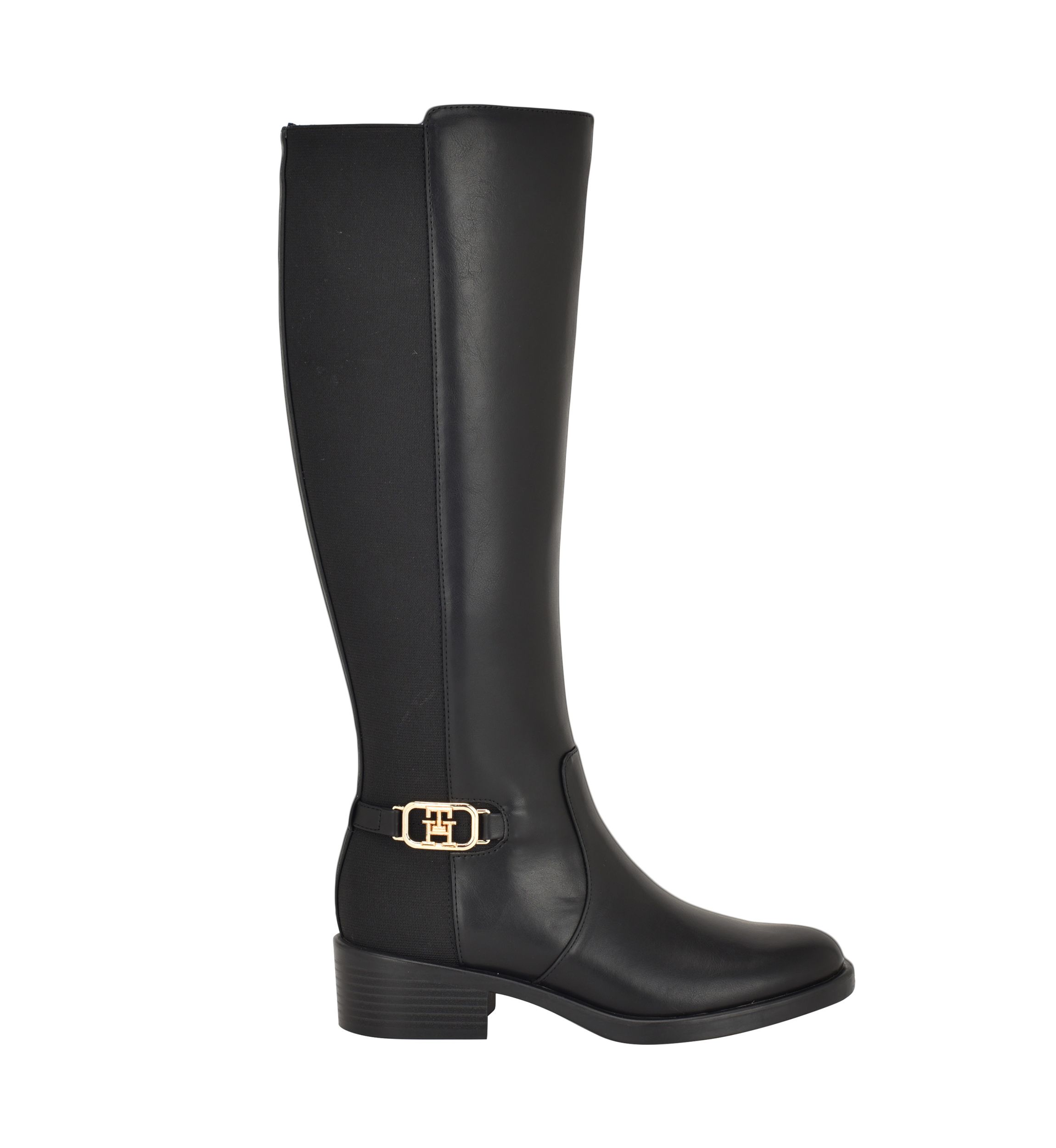 Imaliz Womens Side Zip Ornamented Riding Boot