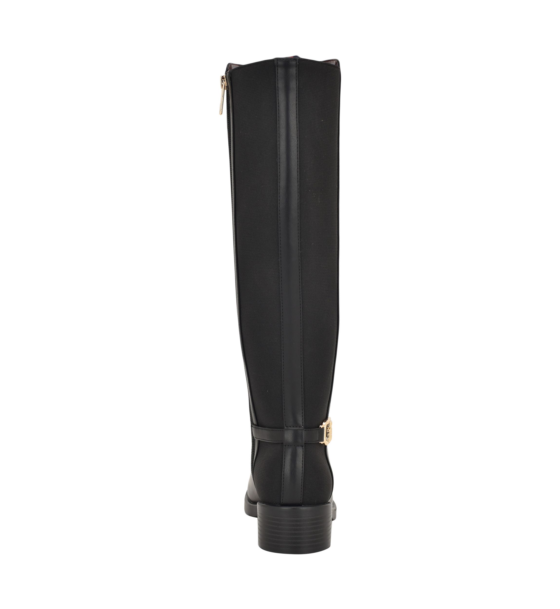 Imaliz Womens Side Zip Ornamented Riding Boot