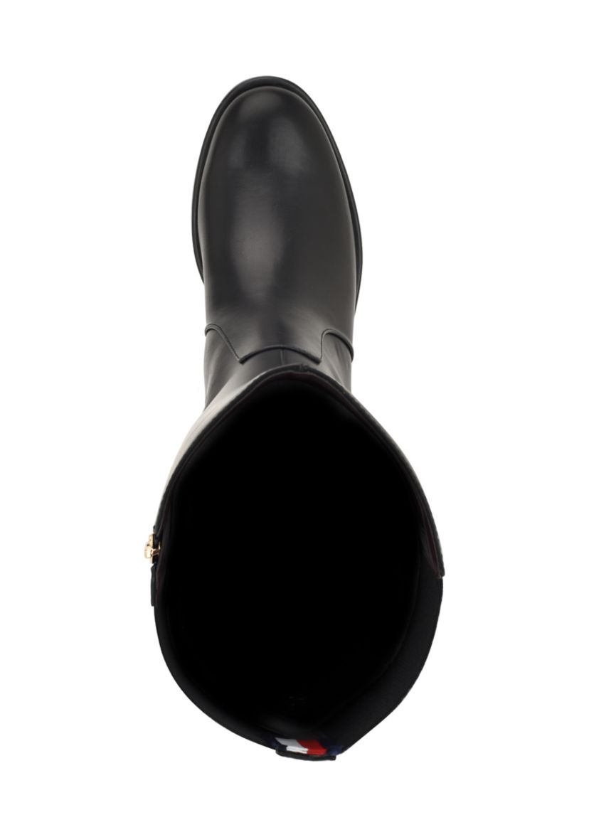 Imaliz Womens Side Zip Ornamented Riding Boot