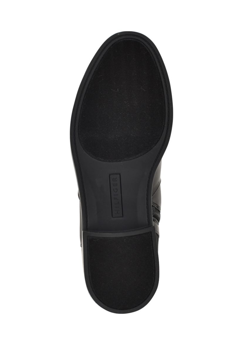 Imaliz Womens Side Zip Ornamented Riding Boot