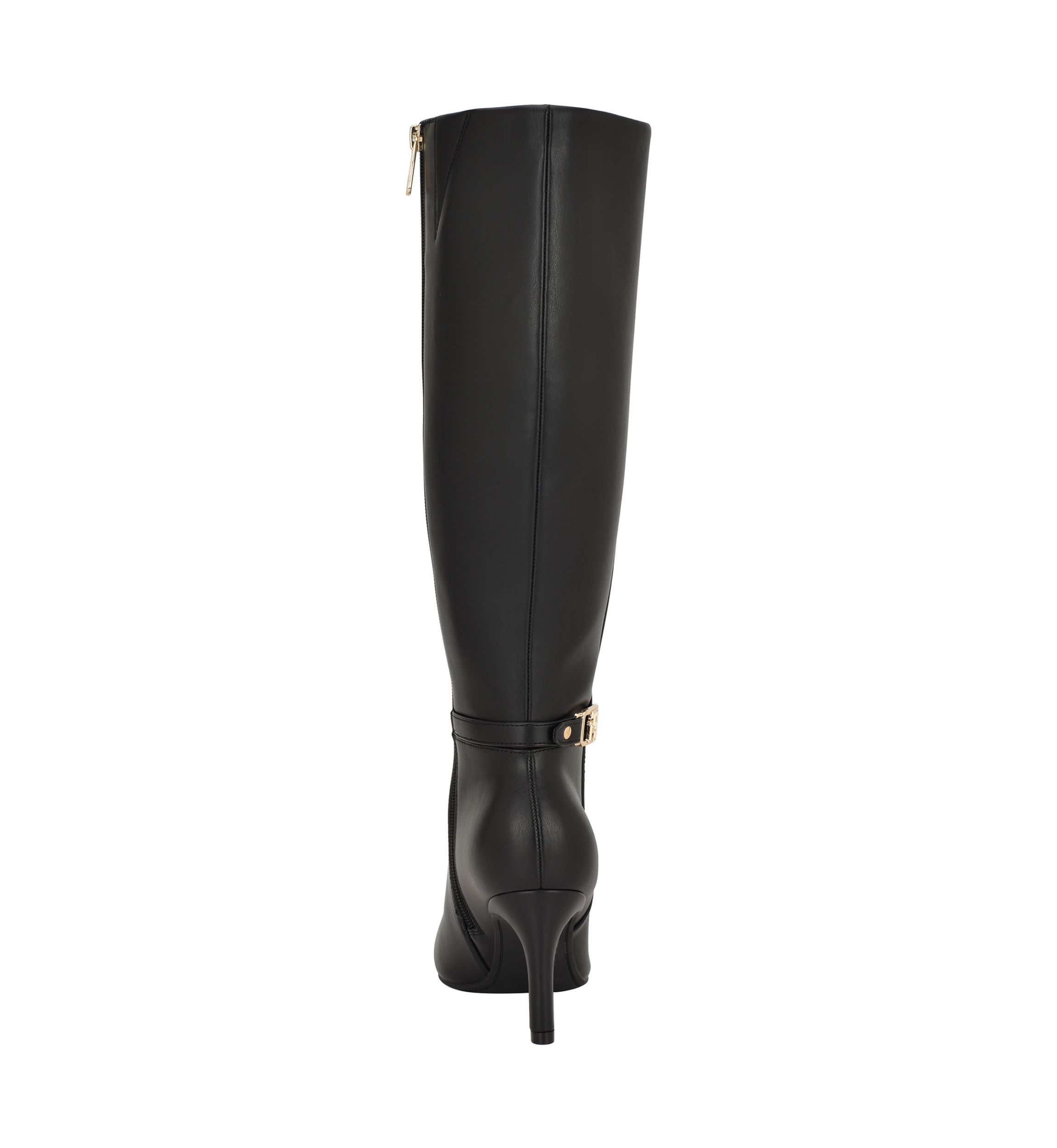 Janyze Womens Side Zip Pointed Toe Dress Boots