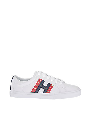 Lazzen Lace Up Stud Sneakers
