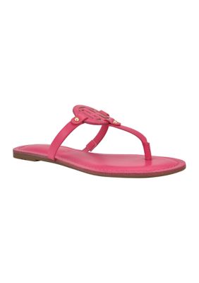 Tommy Hilfiger Women's Litzy Thong Sandals, Pink, 11M