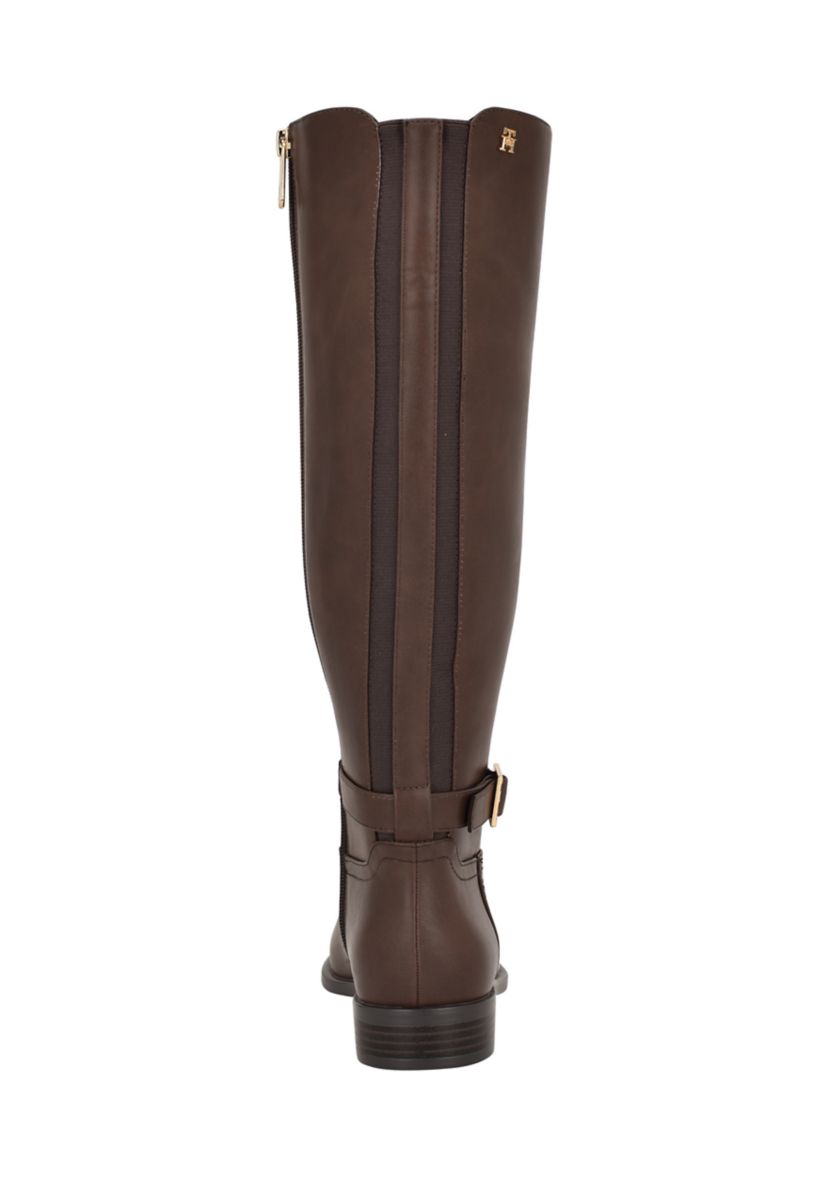Mireya Womens Side Zip Riding Boot