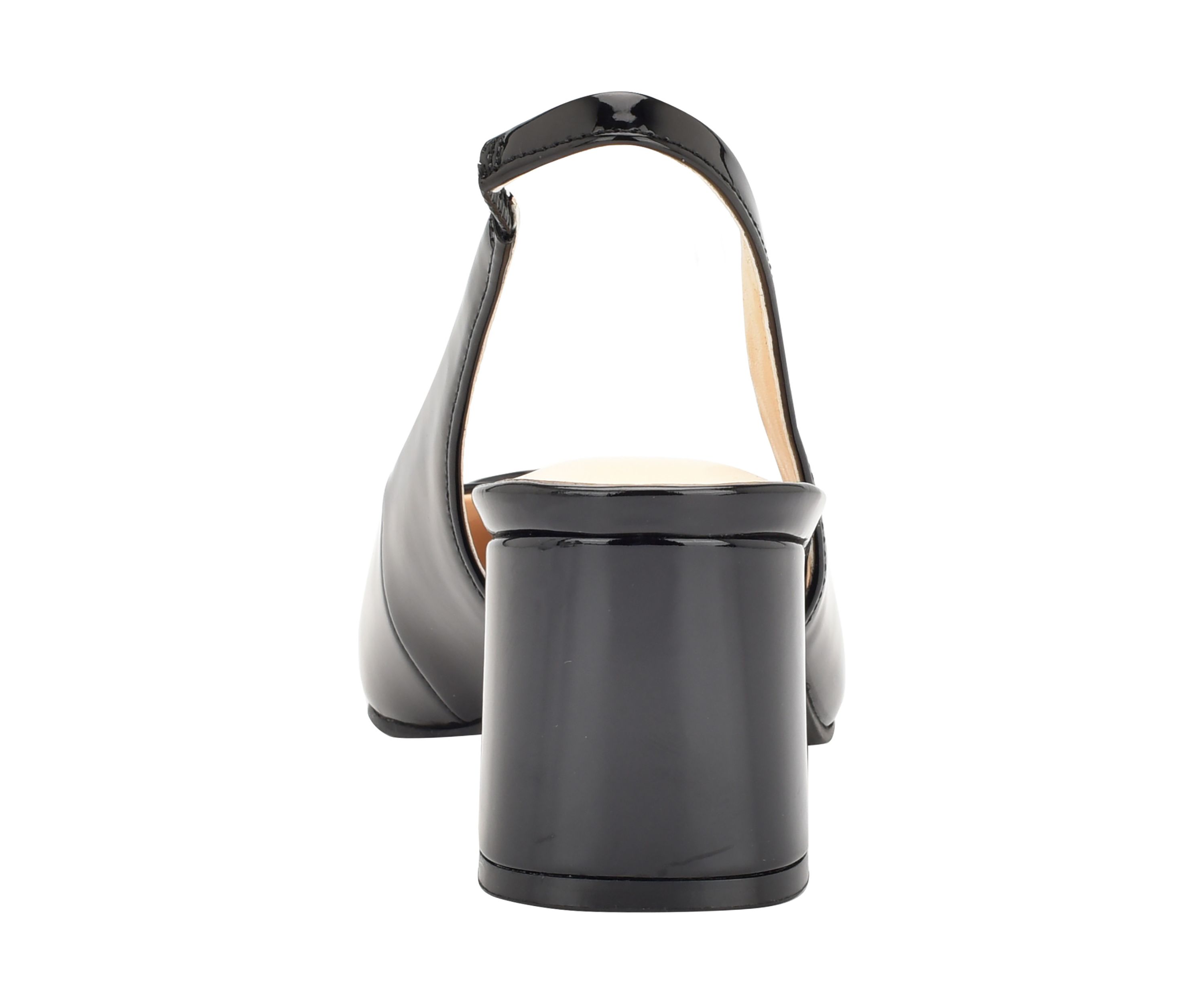 Nileo Block Heeled Sling Back Pumps