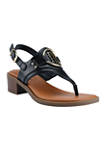Omera Low Heeled Sandals
