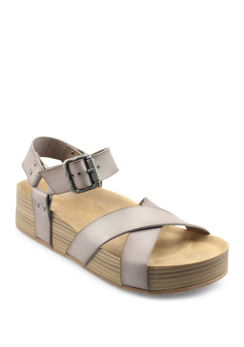 Makara Russet Flatform Sandals