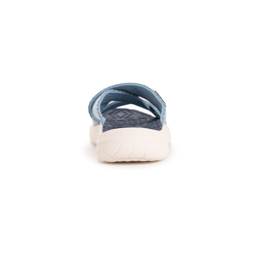 Womens Sassy Cross-Over Slide Sandal