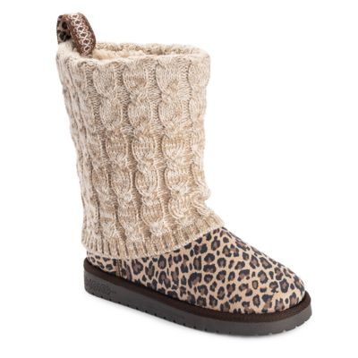 MUK LUKS Womens Cheryl Boot, Light Brown, 11M