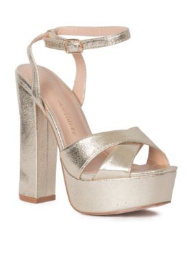 Lauren Lorraine Carla Platform Ankle Strap Heel | belk