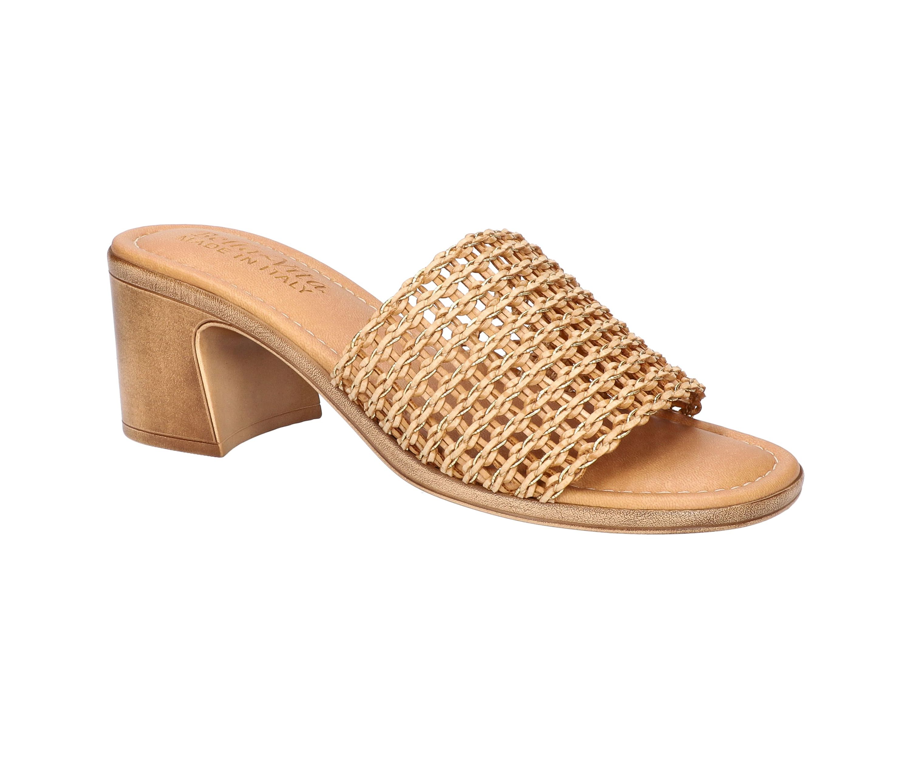 Eni-Italy Block Heel Sandals