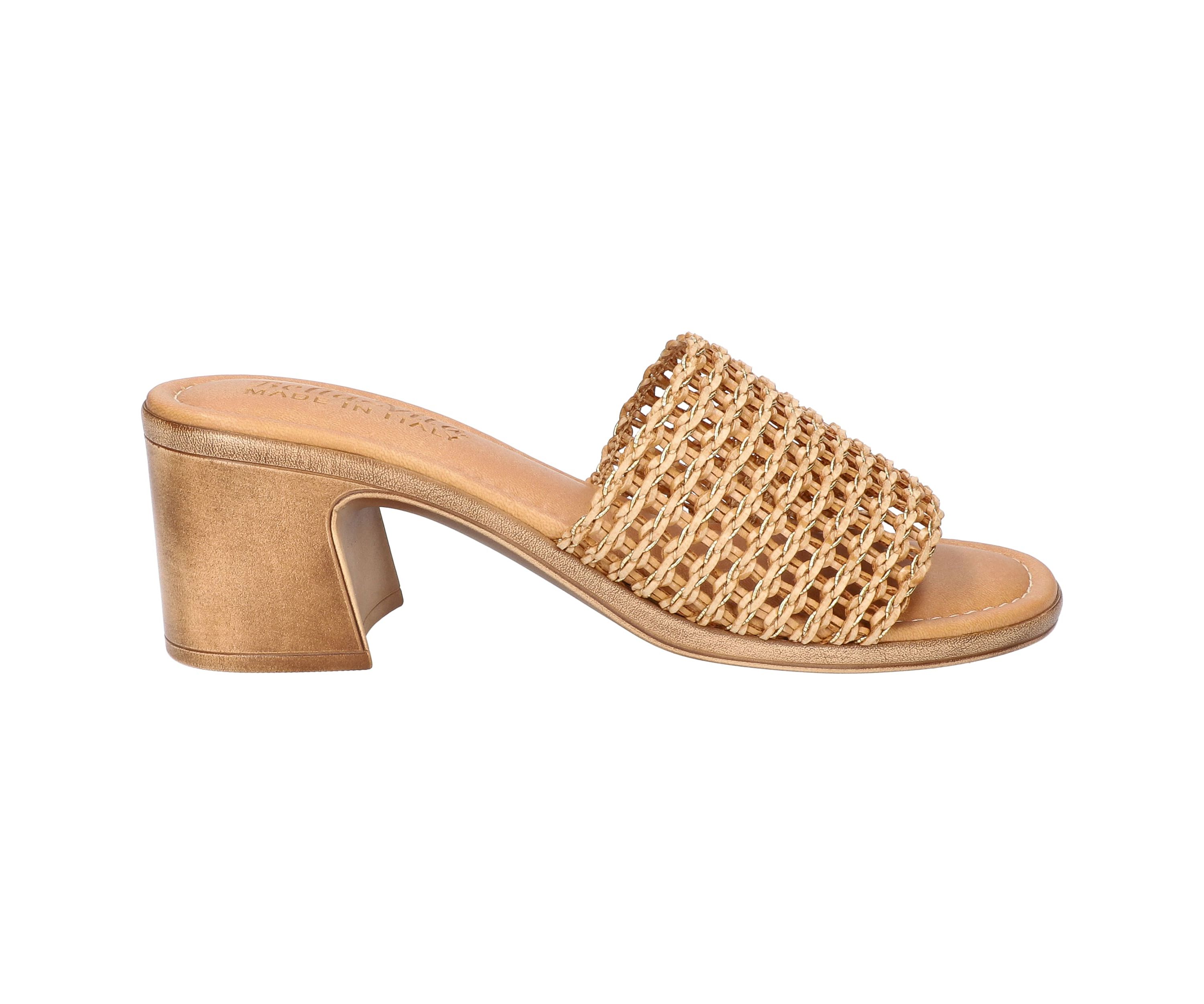 Eni-Italy Block Heel Sandals