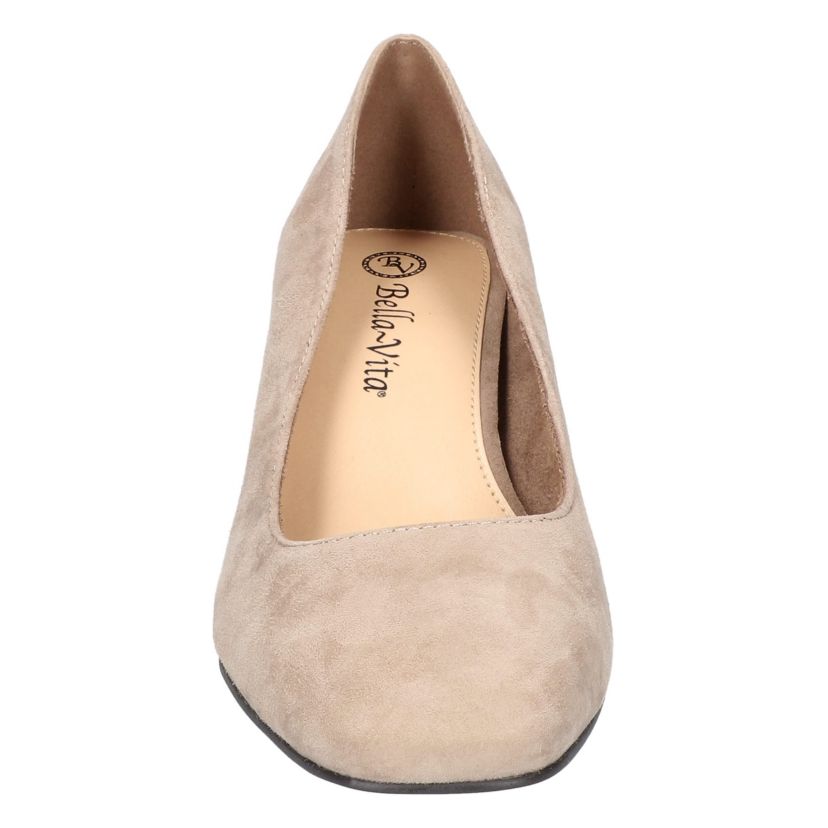 Jillian Block Heel Square Toe Pumps