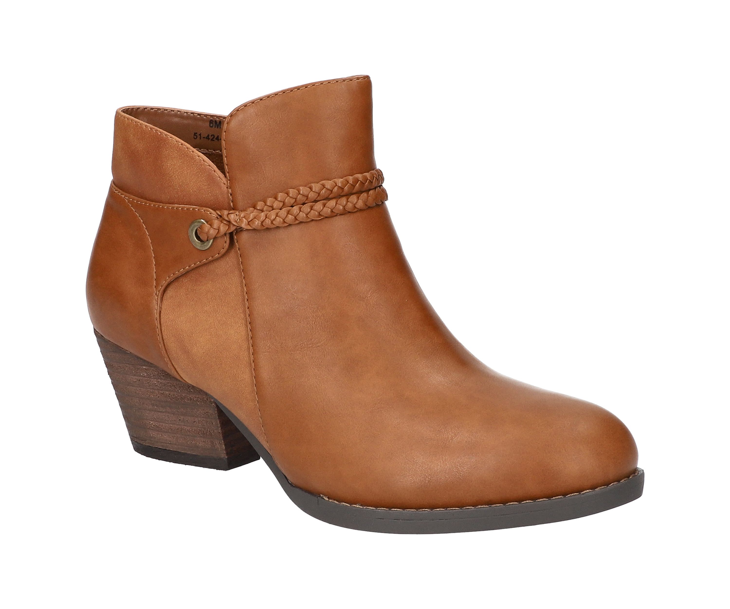 Audrina Block Heel Booties