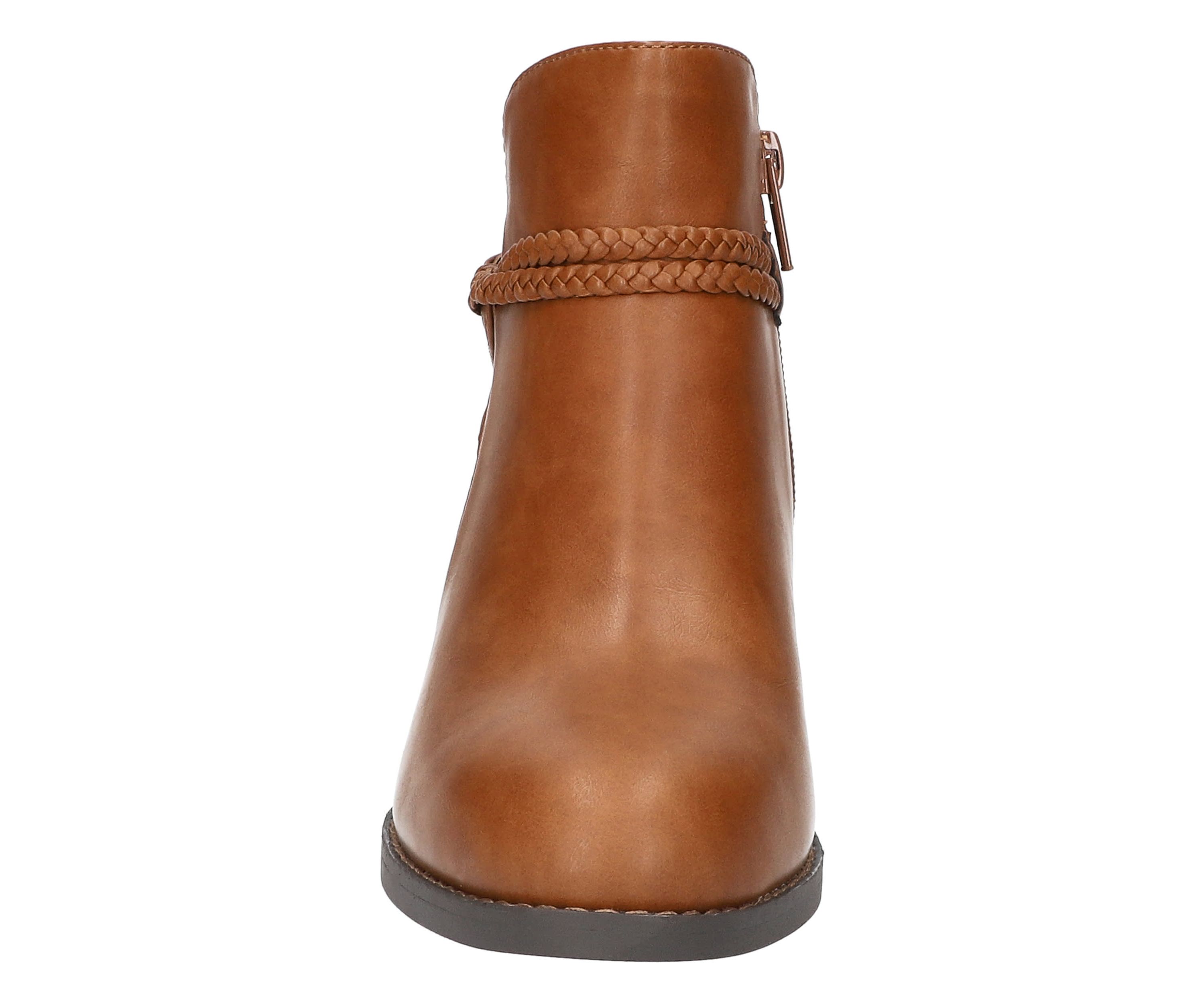 Audrina Block Heel Booties