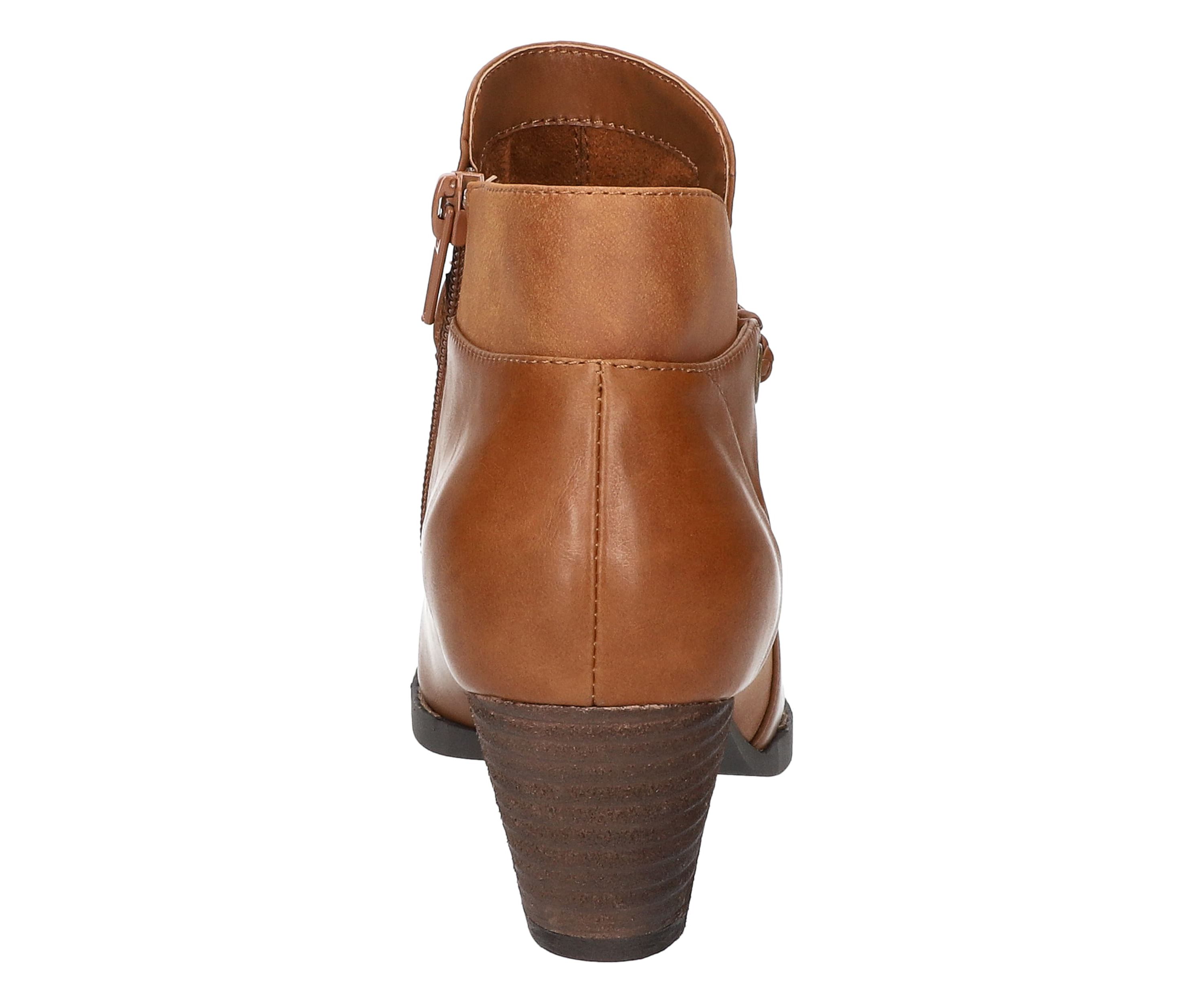 Audrina Block Heel Booties