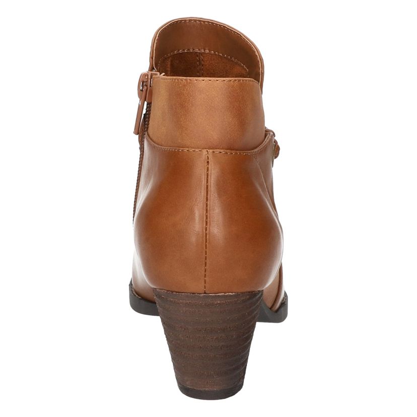 Audrina Block Heel Booties