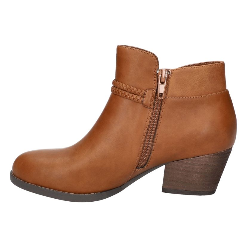 Audrina Block Heel Booties