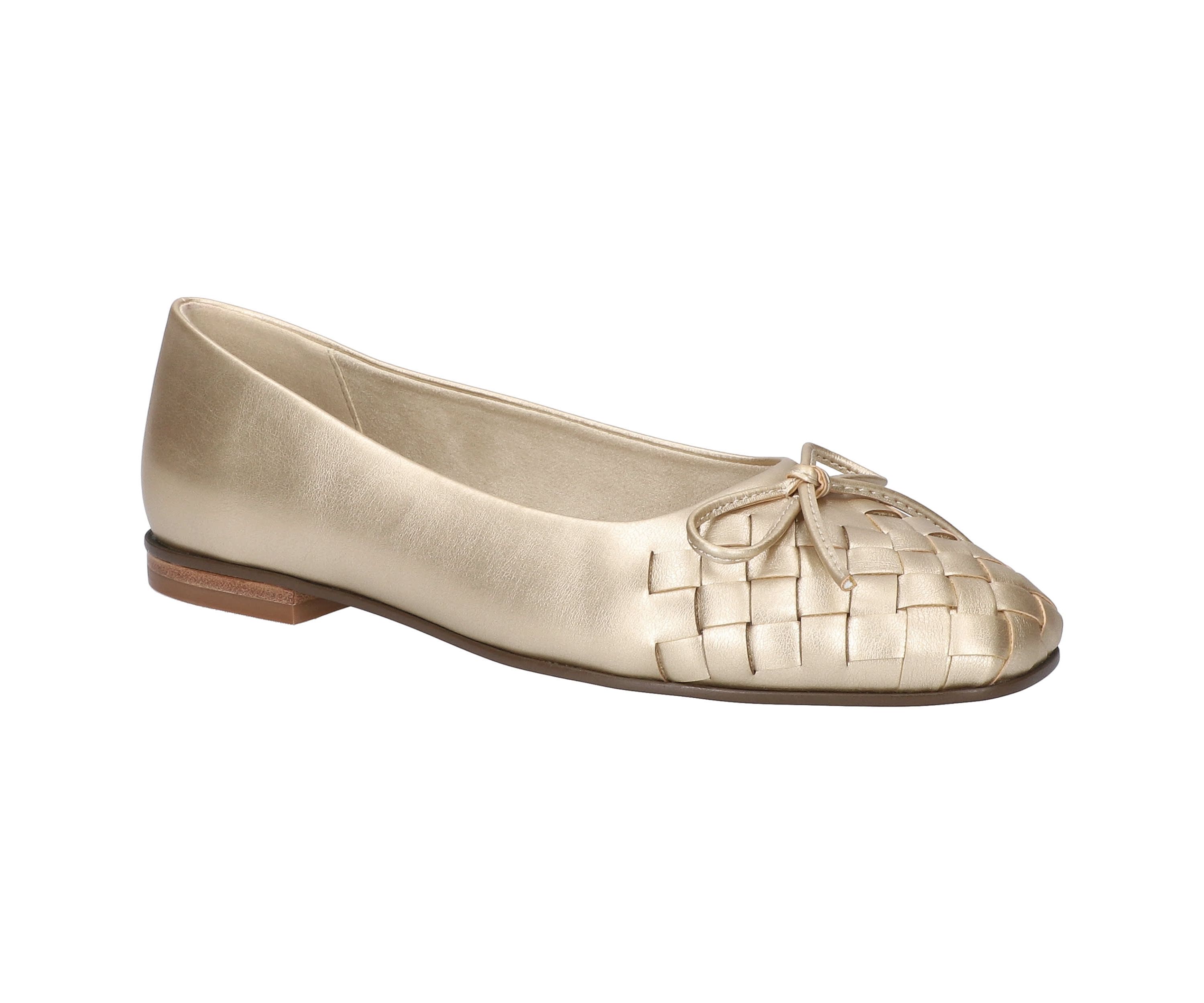 Francie Square Toe Flats