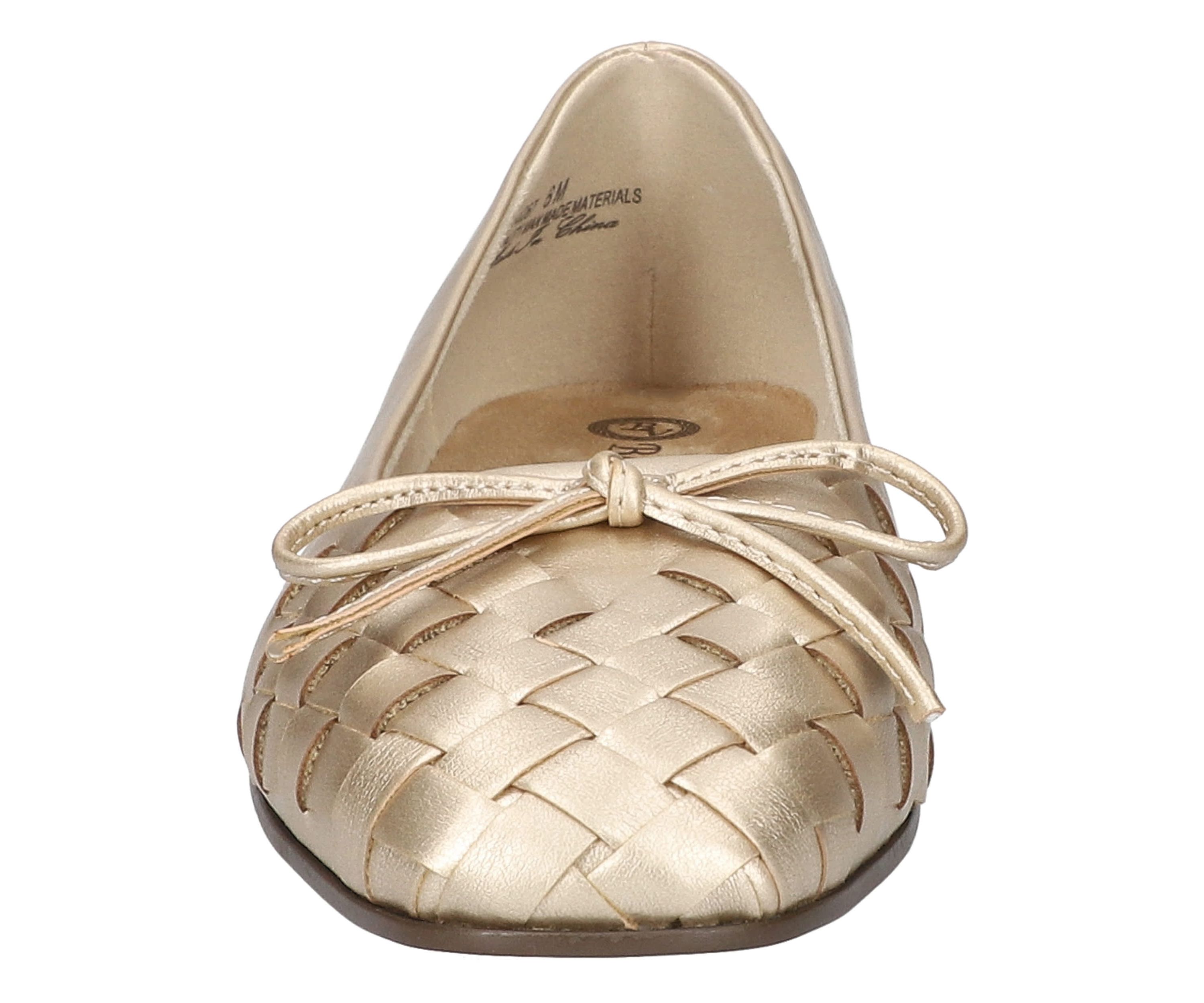 Francie Square Toe Flats